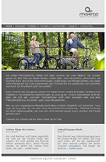 Webseite für maxirad.